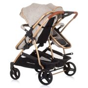 Carucior gemeni chipolino duo smart 3 in 1 sand hubst-kbds02303sa