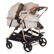 Carucior gemeni chipolino duo smart 3 in 1 sand hubst-kbds02303sa