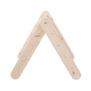 Scara Din Lemn Pentru Copii - Triunghi De Catarare Tip Pikler Montessori, Natural, Meowbaby Pjbwtd003