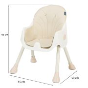 Scaun de masa 2 in 1 Juju Eat&Smile, Beige JUJJU1027-Beige