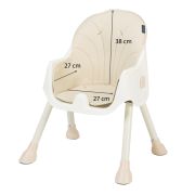 Scaun de masa 2 in 1 Juju Eat&Smile, Beige JUJJU1027-Beige