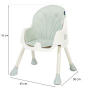 Scaun de masa 2 in 1 Juju Eat&Smile, Mint JUJJU1027-Mint