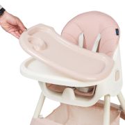 Scaun de masa 2 in 1 Juju Eat&Smile, Pink JUJJU1027-Pink