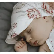 Sepcuta De Soare 6 Luni - 6 Ani Reglabila Din In Si Vascoza Cu Cozoroc Pentru Protectie, Sepia Rose Pjb489894