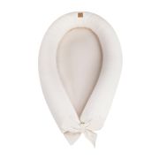 Suport De Dormit Babynest 2in1 Bara Protectie Patut Premium In Alb By Babysteps, 95x53 Cm Pjb489658