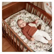 Suport De Dormit Babynest Premium Bumbac Si Catifea Goose Family - Vintage Beige By Babysteps, 89x56 Cm Pjb603033