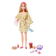 BARBIE SET DE JOACA CU ACCESORII PAPUSA BARBIE O ZI LA SPA VIVMTGKH73_HKT90