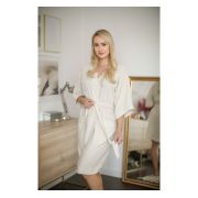 Halat   Kimono Pentru Gravide Si Mamici, Vascoza Si In, Marime Universala, Natural Pjb487494