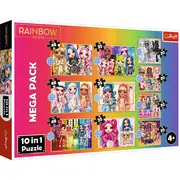 PUZZLE TREFL 10IN1 RAINBOW HIGH PAPUSILE FASHION VIV96000