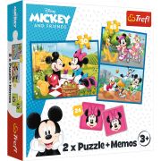 PUZZLE TREFL 2IN1 MEMO DISNEY EROII DISNEY VIV93344