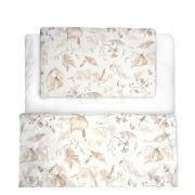 Set Pilota 220x75 Cm Si Perna 40 X 60 Cm Pentru Prescolari, Bumbac Premium Si Umplutura Hipoalergenica Babysoft, Fata Dubla, Boho Pjb489030