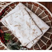 Set Pilota 75 X 100 Cm Si Perna 30 X 40 Cm Pentru Copii, Bumbac Premium Si Umplutura Hipoalergenica Babysoft, Fata Dubla, Boho Pjb489115