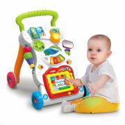 Antepremergator educational cu sunete si lumini, Cu panou detasabil, Cu mini pian, Baby Mix BYN38645