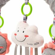 Arcada universala cu jucarii din plus, Pentru landou, Carucior, Scaun de masa, Patut, Baby Mix, Cloud BYN45090