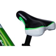 Bicicleta pentru copii 2-4 ani HappyCycles KidsCare, roti 12 inch, cu roti ajutatoare si frane pe disc, verde SUPKC_HC12-green