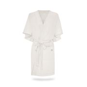 Halat   Kimono Pentru Gravide Si Mamici, Vascoza Si In, Marime Universala, Alb Pjb487517
