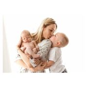 Halat   Kimono Pentru Gravide Si Mamici, Vascoza Si In, Marime Universala, Gri Puf Pjb487944