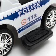 Masinuta de impins Police, Cu maner de impins detasabil, Cu protectii laterale, Cu melodii si claxon, Cu suport jucarii sub sezut, Baby Mix BYN45827