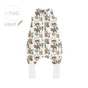 Sac De Dormit Cu Picioare, Bumbac 1 Tog, Happy Bear, S, 1-3 Ani Pjb602616