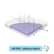 Saltea Pentru Copii, Fata Dubla, Fermitate Diferita, Spuma Pur Profilata Si Strat Extra De Spuma Confortabila, Husa 360, Tencel Cu Fibre De Viscoza Si Ioni De Argint Antibacteriana, 90x40x5.5 Cm, High Pjbhighpremium90