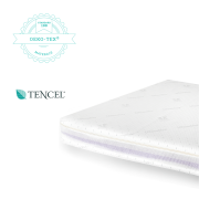 Saltea Pentru Copii, Fata Dubla, Fermitate Diferita, Spuma Pur Profilata Si Strat Extra De Spuma Confortabila, Husa 360, Tencel Cu Fibre De Viscoza Si Ioni De Argint Antibacteriana, 90x40x5.5 Cm, High Pjbhighpremium90
