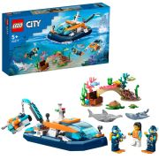 LEGO CITY BARCA PENTRU SCUFUNDARI DE EXPLORARE 60377 VIVLEGO60377