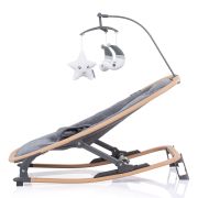 Scaunel balansoar chipolino velvet graphite wood hubshevl02301gt