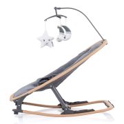 Scaunel balansoar chipolino velvet graphite wood hubshevl02301gt