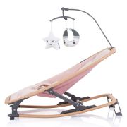 Scaunel balansoar chipolino velvet rose water wood hubshevl02305rw