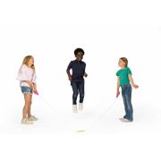 Coarda de sarit cu lungime reglabila Skibbi, Lungime de la 20 cm la 3 m, Pentru 4 ani + si adulti, Chillafish, Fucshia BYNCPSB01FUS