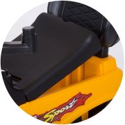 Masinuta de impins chipolino safari yellow cu maner si copertina hubrocsaf02103ye