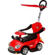 Masinuta de impins chipolino super car red cu maner si copertina hubrocsc0232re