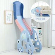 Tobogan MyKids masina cu cos de baschet OM002 Roz 00086332