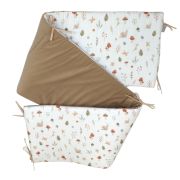Aparatoare Laterala Patut, 2 Fete, Comori Din Natura, Velvet Bej, 180 X 35 Cm Pjb84949