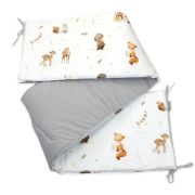 Aparatoare Laterala Patut, 2 Fete, Roar!, Velvet Gri, 180 X 35 Cm Pjb84551