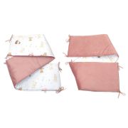 Aparatoare Laterala Patut, 2 Fete, Sweet Velvet Rose, 180 X 35 Cm Pjb84543