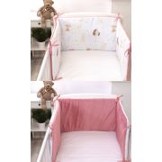Aparatoare Laterala Patut, 2 Fete, Sweet Velvet Rose, 180 X 35 Cm Pjb84543