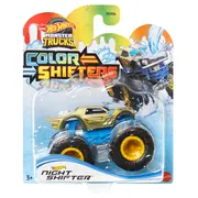 HOT WHEELS MONSTER TRUCK CAMION NIGHT SHIFTER CU CULORI SCHIMBATOARE SCARA 1:64 VIVMTHGX06_HNW06