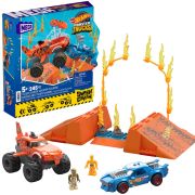 HOT WHEELS MONSTER TRUCK MEGA SET CONSTRUCTIE CURSA TIGER SHARK CHOMP VIVMTHKF88