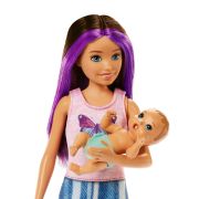 PAPUSA BARBIE MAMICA SATENA CU BEBELUS VIVMTFHY97_HJY33