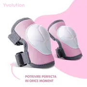 Set 6 protectii sport Yvolution 3-5 ani Pink ERFYV-YA23P0