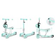 Trotineta 3 in 1 cu roti cu led ricokids buggy 765301 - mint edeedi765301