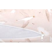 Perna Pentru Gravide Si Alaptare, Husa Detasabila Din Bumbac 100% Si Umplutura Antialergica Babysoft  , Gasca Bej, Amy Pjb84272