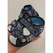 Sandalute pentru baietei din blugi - Super Boy2 VIG130