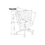 Scaun birou hm talon gri drm10146