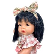 Papusa Artizanala cu miros de vanilie - Joy bruneta (37 cm) TSG1012
