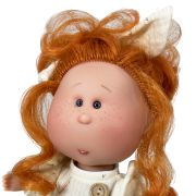 Papusa Artizanala cu miros de vanilie si articulatii - Mia cu par roscat (30 cm) TSG1209