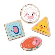 Puzzle din lemn - Doua forme TSG13130