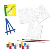 Set creativ - Pictura pe numere Animale din padure (3 panze) TSG14786