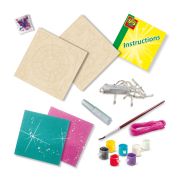 Set creativ copii - Capcana de vise cu ghirlanda luminoasa cu tematica galaxie TSG14768